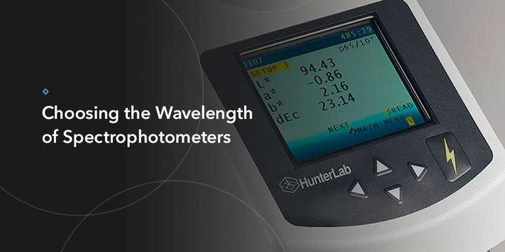 Choosing the Wavelength of Spectrophotometers