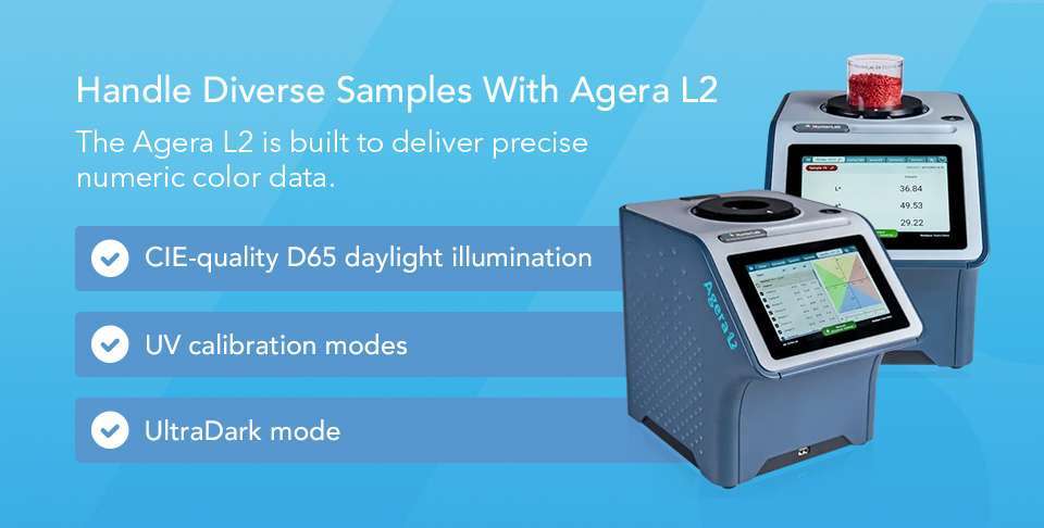 Leveraging the Agera L2 for diverse sample color measurement