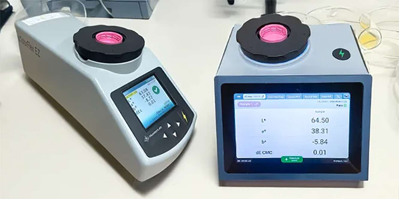 HunterLab's ColorFlex EZ spectrophotometer and ColorFlex L2 spectrophotometer